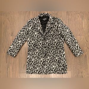 Straight To Hell Leopard Pea Coat (Men’s Medium)